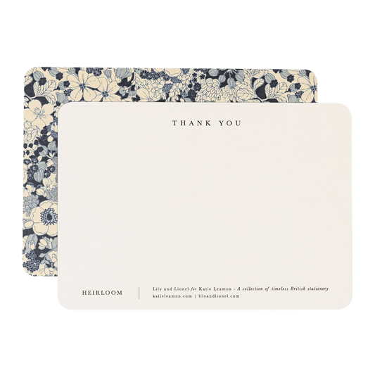 Thank You Heirloom Blooms - Flat Card Set