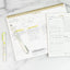 Zebra Double Ended Mildliner Markers on a dashboard deskpad