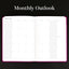 Goal Planner August-July - Bookcloth Cover monthly outlook