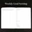 weekly goal setting spread