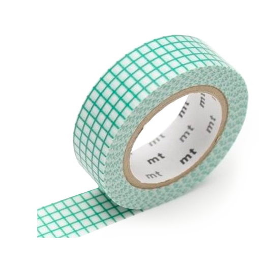 Washi Tape - Miscellaneous emerald graph