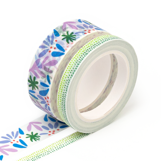 washi tape modern floral