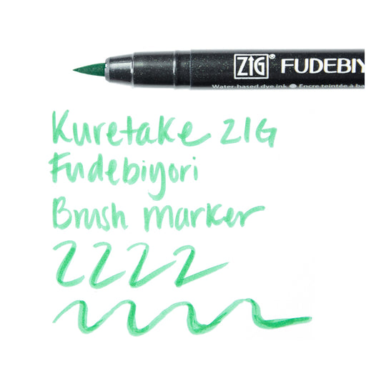 Fudebiyori Brush Pen Assorted Color 12-pack swatch