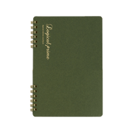 Logical Prime Ring Notebook-Lined green