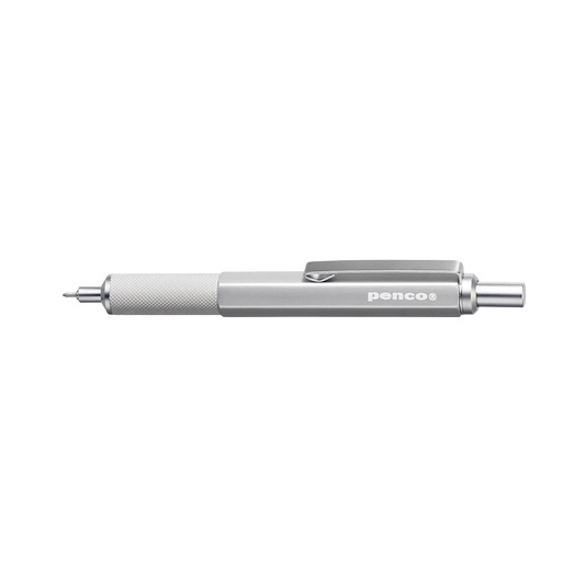 Penco Drafting Ballpoint Pen silver