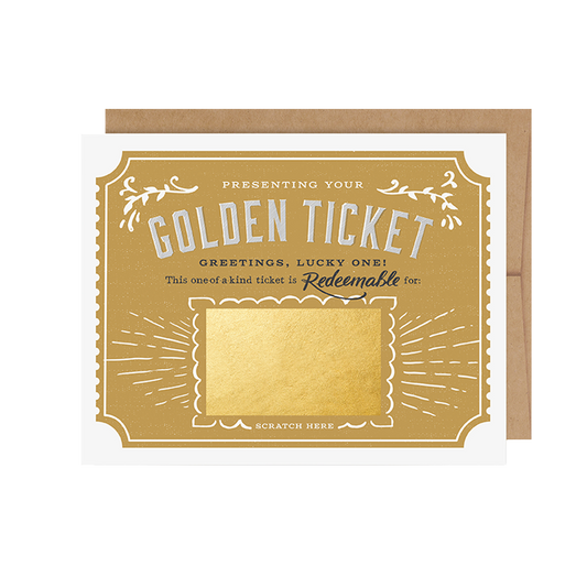 Scratch-Off Card - Golden Ticket