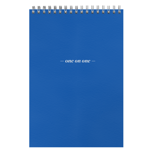 One On One Spiral Notepad adriatic