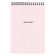 One On One Spiral Notepad - French Pastels fleur