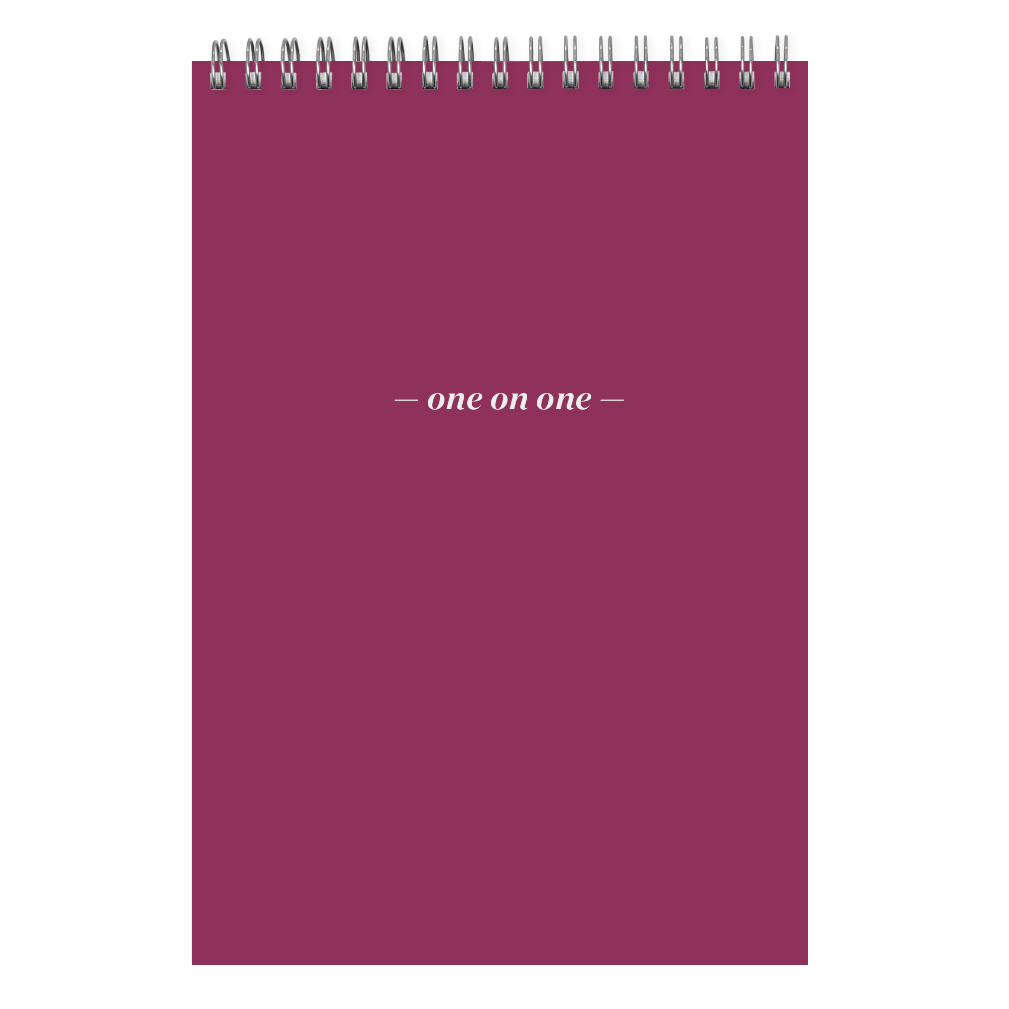 One On One Spiral Notepad – Ink+Volt