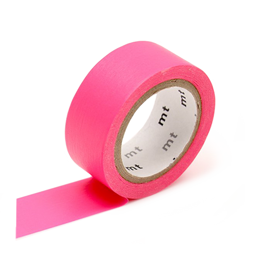 mt washi tape flourescent pink