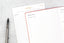 Career path tools: a today planning pad and a planner open to a page for January goals.
