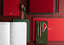 green and red stationery