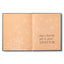 Open book with dandelion illustrations and a motivational quote on a white background