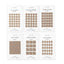 Mini Shape Sticker Set set of 6, cortado