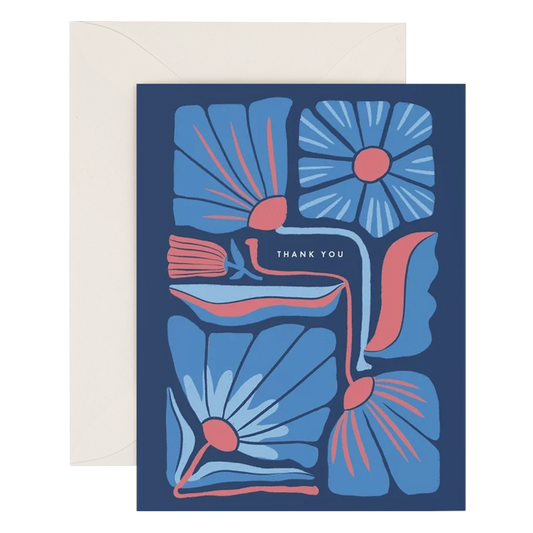 Blue Coral - Thank You Card Set