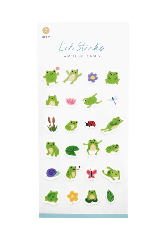 L'il Sticks Washi Stickers - Frogs