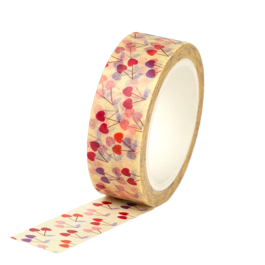 Washi Tape - Cherry Hearts