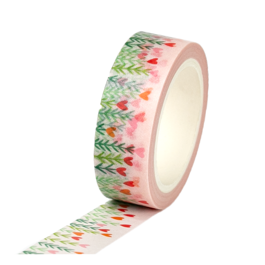 Washi Tape - Field of Hearts