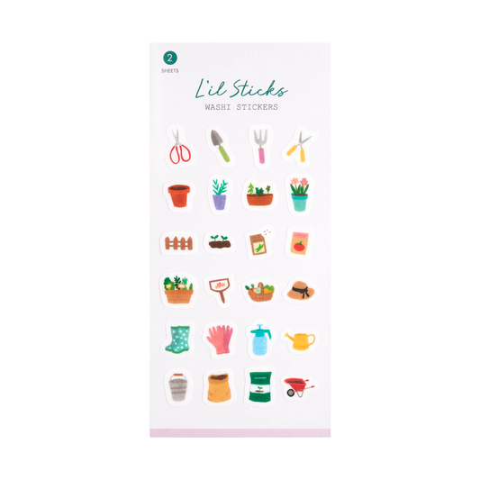 L'il Sticks Washi Stickers - Gardening