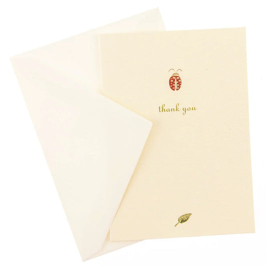 Ladybug - Thank You Card Set