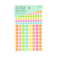 See Through Dot Sticker Set