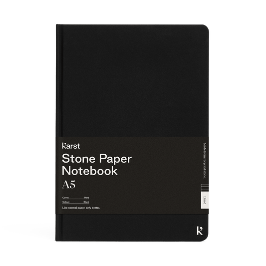Karst A5 Hardcover Notebook black