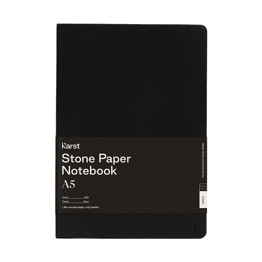Karst A5 Softcover Notebook black