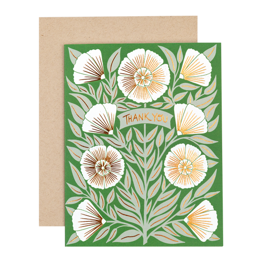 Garden Green - Thank You Card Set