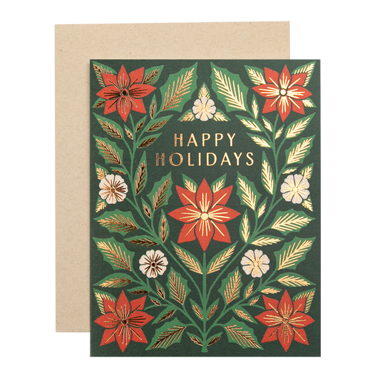 Foil Garden - Happy Holidays Card Set