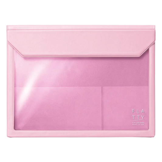 A5 Clear File Case pink