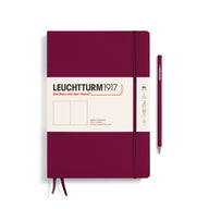 Leuchtturm1917 Composition B5 Hardcover Notebook port red blank