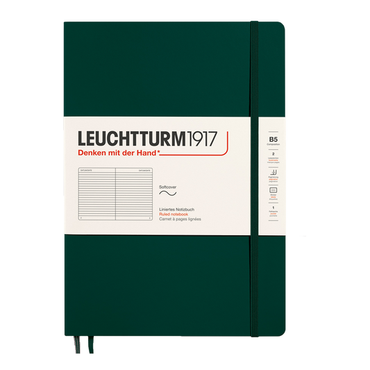 Leuchtturm1917 Composition B5 Softcover Notebook forest lined