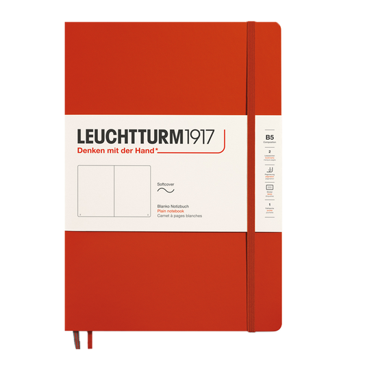 Leuchtturm1917 Composition B5 Softcover Notebook fox red blank