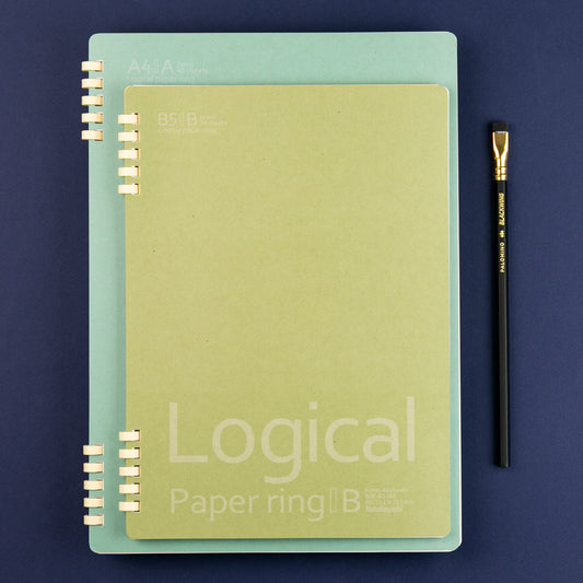 Logical Paper Ring Notebook B5 and A4 sizes