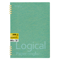 Logical Paper Ring Notebook Aqua A4