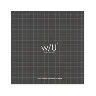 w/U Square Sticky Notes - Grid grey