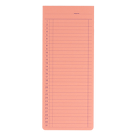 Monthly List Sticky Memo Pad Pink