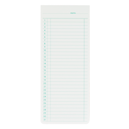 Monthly List Sticky Memo Pad