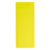 Monthly List Sticky Memo Pad Yellow