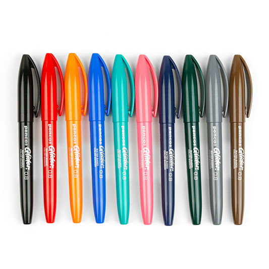 Glider Color Fineliner Pen 10-pack