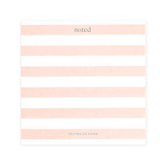 Peony Stripe Chunky Notepad