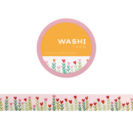 Washi Tape - Field of Hearts