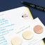 Circle Page Flag Trio with permanent marker 