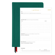 2024 Goal Planner  & Goal Planning Pad Bundle emerald