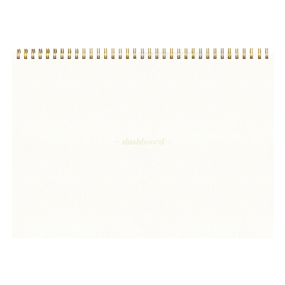 Dashboard Spiral Deskpad Ivory