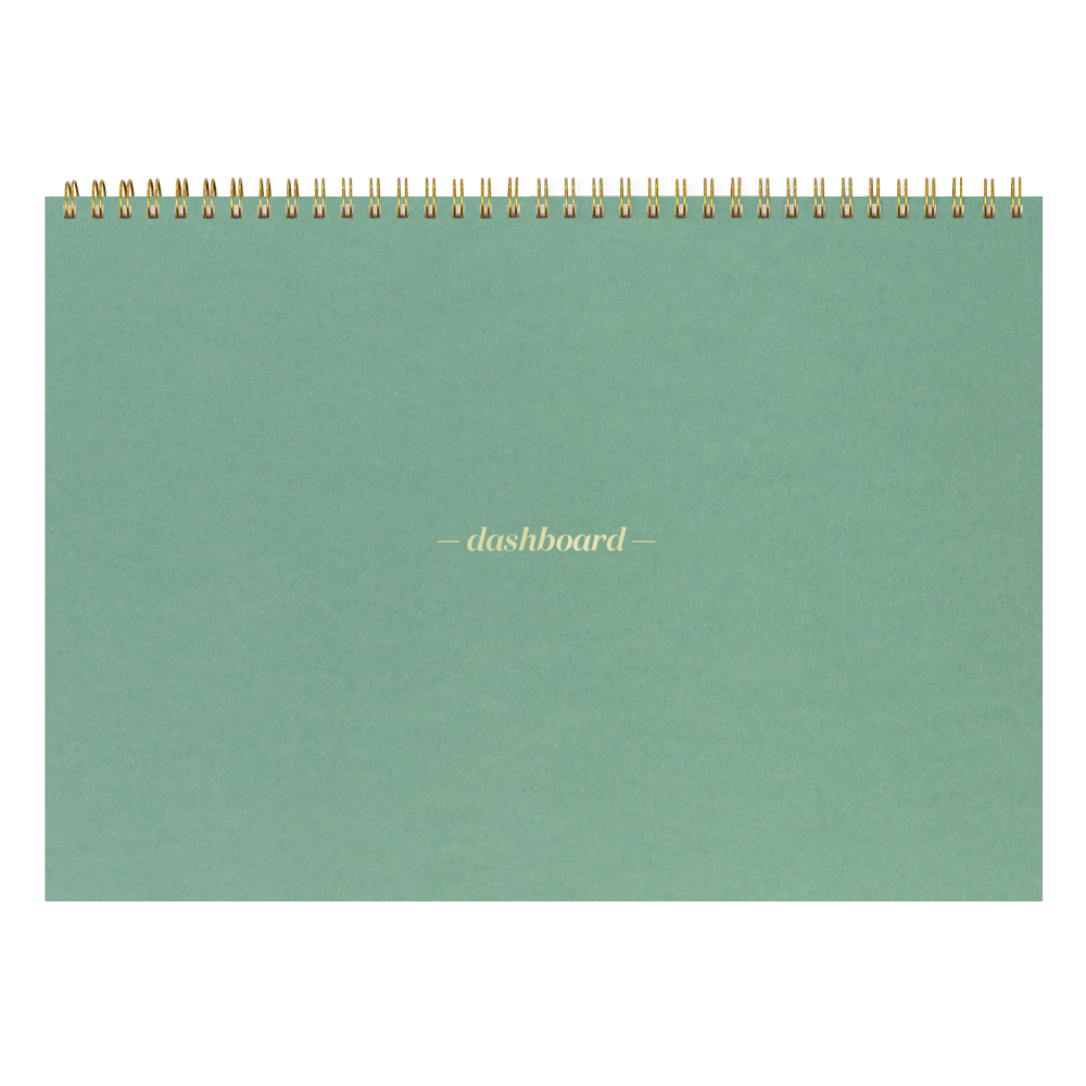 Dashboard Spiral Deskpad Matcha