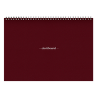 Dashboard Spiral Deskpad Merlot