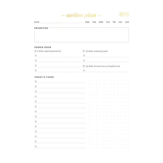 Action Plan Pad
