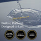 Water droplet on a surface with 'dashboard' text and promotional text about product features.
