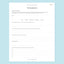Goal setting worksheet titled 'The Spring Reset' on a light blue background
